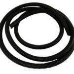 1/2" WIRE LOOM, BLK, 25FT.