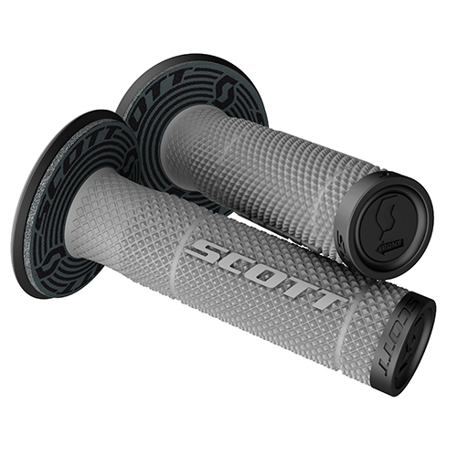 SCOTT SX II BLACK/RED LOCK ON GRIPS - Moto House