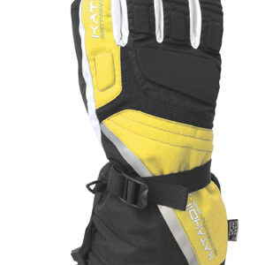 84181401 KATAHDIN GEAR CYCLONE SNOWMOBILE GLOVE, YELLOW-4XL