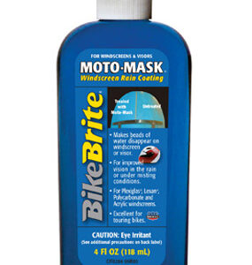 962025 BIKE BRITE MOTO MASK FOR WINDCREENS 4 OZ