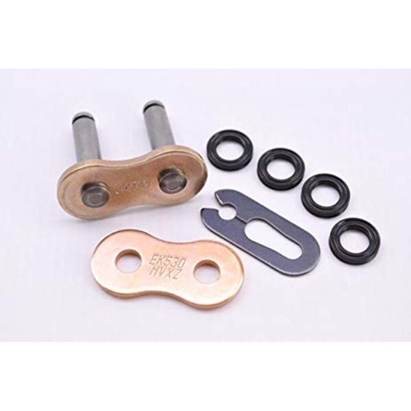 EK CHAIN MVXZ MASTER LINK RIVETTYPE 520 ZST-GOLD