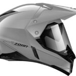 ZOAN SYNCHRONY DUAL SPORT HELMET - SILVER - XS