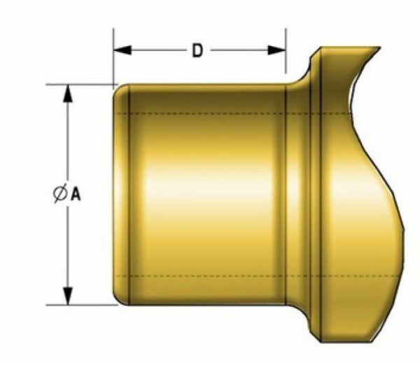 KPMI SEAL, PC STYLE, 5/16" STEM  X 0.425" GUIDE (PACK OF 8)