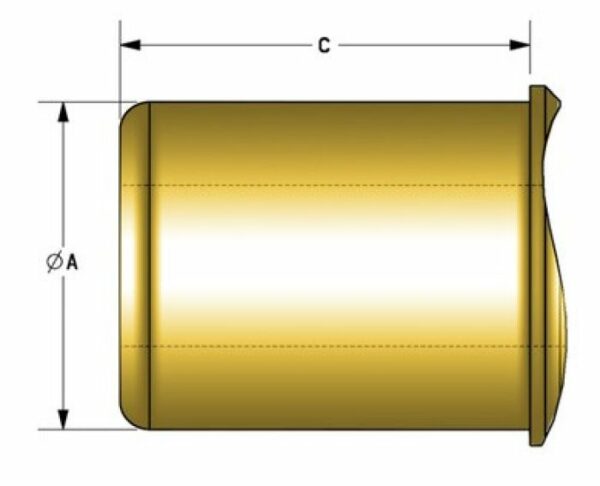 KPMI SEAL, RED VITON, 7.0MM STE M X 0.560" GUIDE (PACK OF 16)
