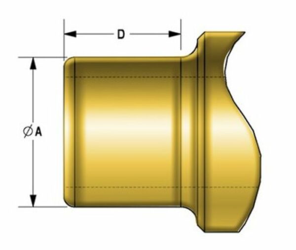 KPMI SEAL, HD OE STYLE, 5/16" S TEM X 0.530" GUIDE (PACK OF 8)