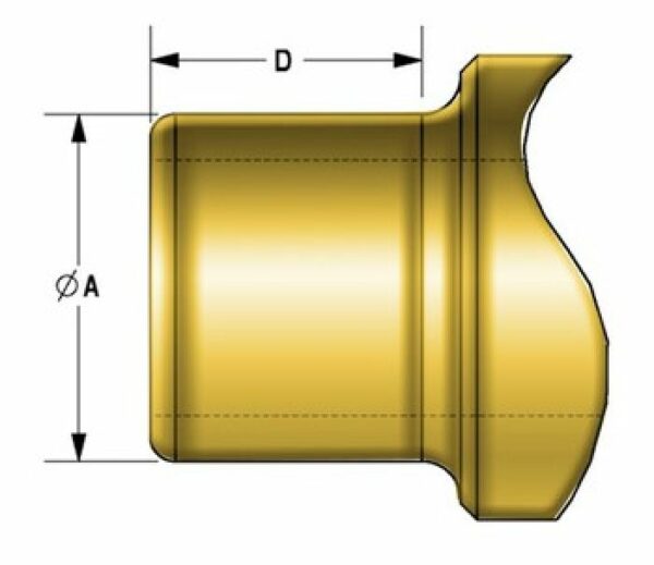 KPMI SEAL, HD OE STYLE, 3/8" ST EM X 0.625" GUIDE (PACK OF 16)